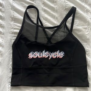 SoulCycle lululemon sports bra workout top